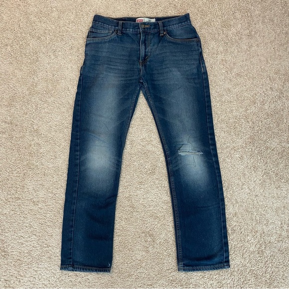 Levi Strauss 511 Kit Jeans 18 Reg 29X29 Distressed - Picture 3 of 7
